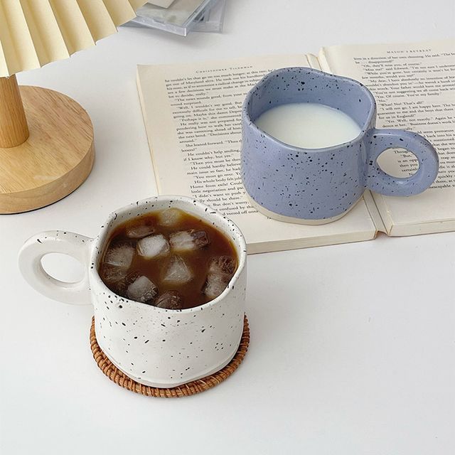 Moonap-Irregular Splattered Ceramic Drinking Cup