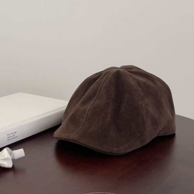 4-4 STUDIO-Plain Newsboy Cap