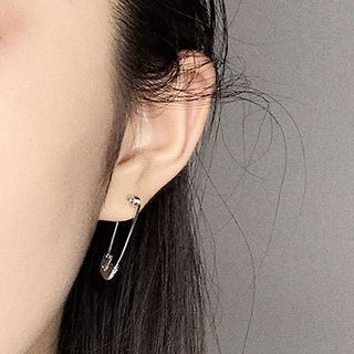 Piercing écarteur Type épingle à Nourrice - Pour Téton - En Acier Chirurgical Argenté - Neuf Avec étiquettes