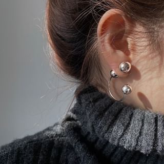 Jael-Ball Open Hoop Earring