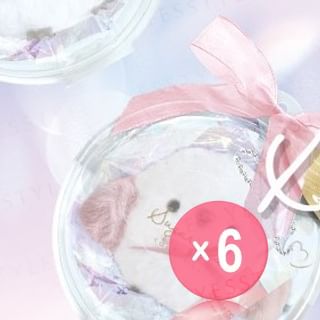 SHOBIDO - Long Tailed Tit Lip Balm With Pink Plush Keychain (x6) (Bulk Box)