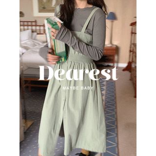 baby suspender dress