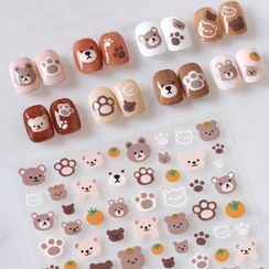 Padoma(パドマ) - Bear Nail Art Stickers