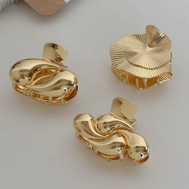 Sesori-Plain Alloy Hair Claw