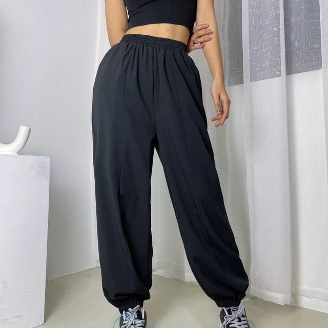 Puffie - Low Waist Loose-Fit Wide-Leg Sweatpants