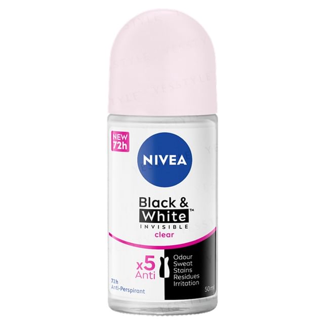 NIVEA-Black White Invisible Clear Deodorant Roll On