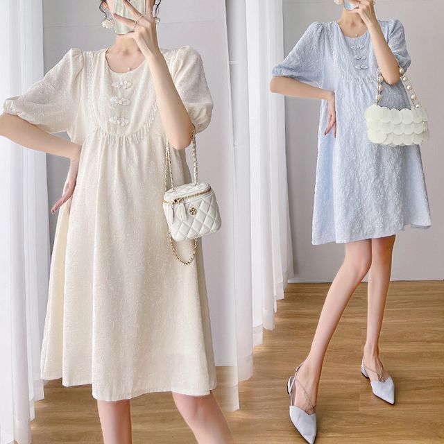 slim fit dress slacks Maternity Dress – Alidabbafinds main image 1