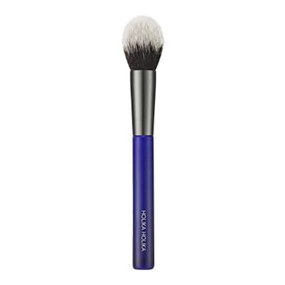 1pc Black Foundation Brush, Also Suitable For Facial Mask Brush