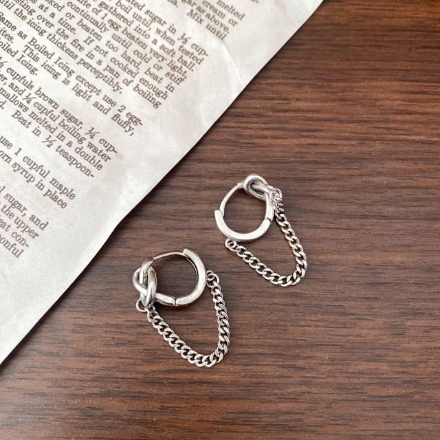 Kiren-Chain Alloy Dangle Earring