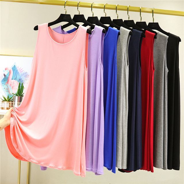 KUMI-Sleeveless Sleep Dress