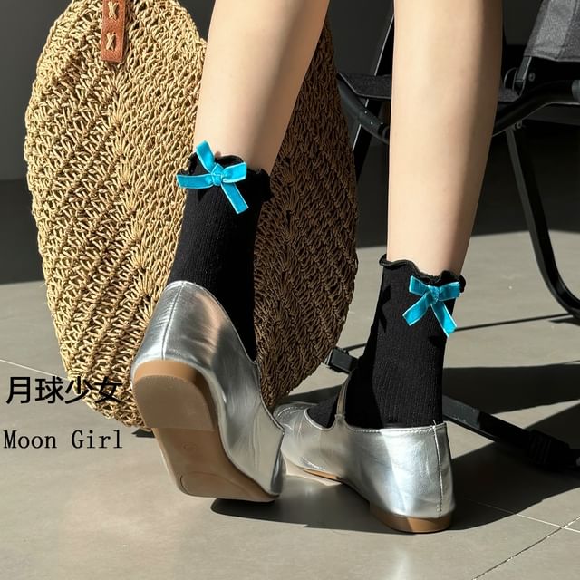 Maisee-Bo Ribbed Socks