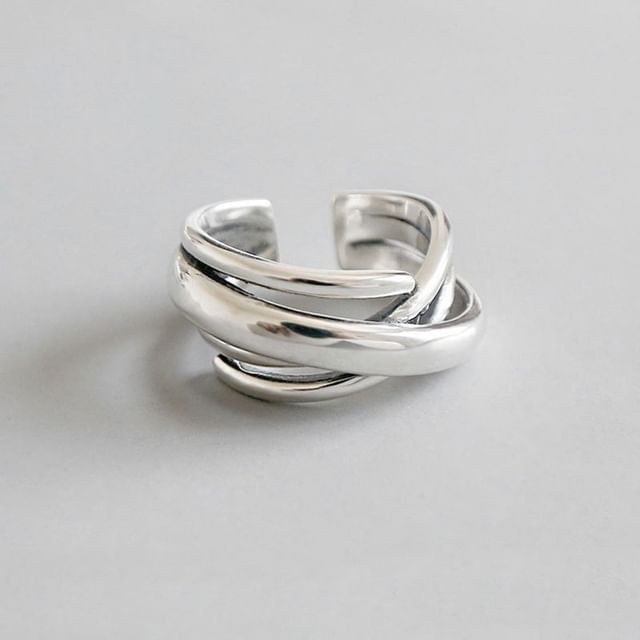 Kamuel-Layered Alloy Open Ring