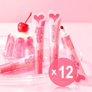 PINKFLASH - Hydrating Lip Gloss - 4 Colors (x12) (Bulk Box)