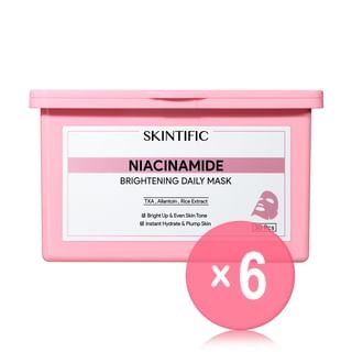 SKINTIFIC - Niacinamide Brightening Daily Mask (x6) (Bulk Box)