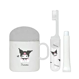 Kamio Japan - Sanrio Kuromi Toothbrushing Set With Big Cup