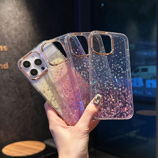 Elliure - Gradient Glitter Phone Case - iPhone 16 Pro Max / 16 Pro / 16 Plus / 16 / 15 Pro Max / 15 Pro / 15 Plus / 15 / 14 Pro Max / 14 Pro / 14 Plus / 14 / 13 Pro Max / 13 Pro / 13 | YesStyle Elliure - Gradient Glitter Phone Case - iPhone 16 Pro Max / 16 Pro / 16 Plus / 16 / 15 Pro Max / 15 Pro / 15 Plus / 15 / 14 Pro Max / 14 Pro / 14 Plus / 14 / 13 Pro Max / 13 Pro / 13 | YesStyle