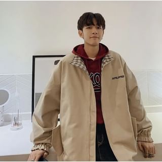 Odin King - Reversible Plaid Zip-Up 