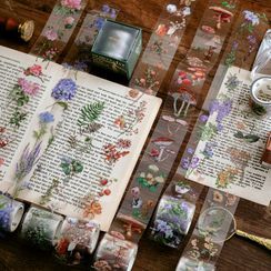 Nina's House - Flower Print Transparent PET Masking Tape Nina's House - Flower Print Transparent PET Masking Tape