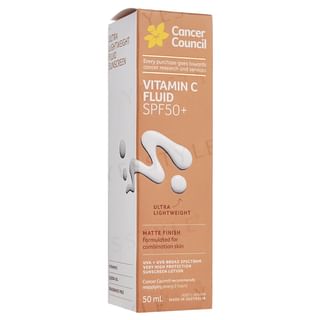 Cancer Council - Vitamin C Fluid Ultra Lightweight Sunscreen Lotion SPF 50+