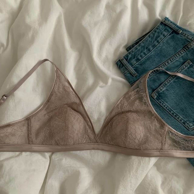Gecko-Lace Wireless Bra