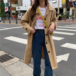 midi trench coat