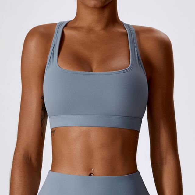 Plain Racerback Sports Bra