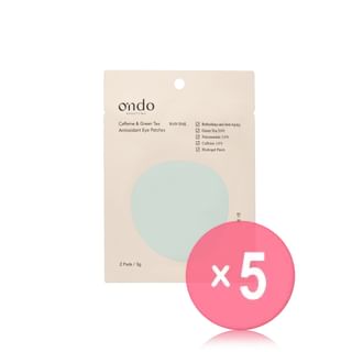 Ondo - Caffeine & Green Tea Antioxidant Eye Patches 2 Pads 5pcs Bundle Set