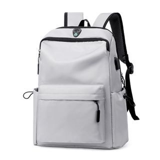 plain white backpack cheap