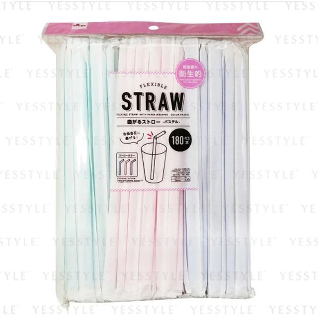 DAISO Flexible Straw Individual Package YesStyle