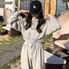 Femmetrix - Set: Plain Hoodie + Sweatpants Femmetrix - Set: Plain Hoodie + Sweatpants