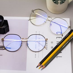 Aisyi - Retro Blue Light-Blocking Metal Eyeglasses Aisyi - Retro Blue Light-Blocking Metal Eyeglasses