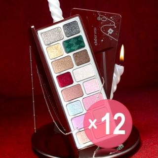 cheeryep - 16-Color Natural Star Eye Shadow Palette - Wishes Starlight (x12) (Bulk Box)