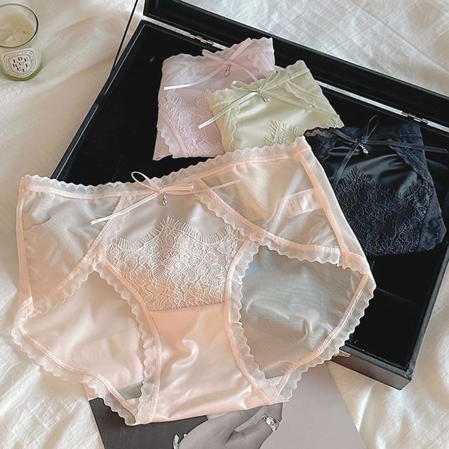camikiss-Lace Trim Panties