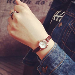 InShop Watches - Faux Leather Strap Watch InShop Watches - Faux Leather Strap Watch