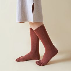 Huasha - Plain Yoga Toe Socks