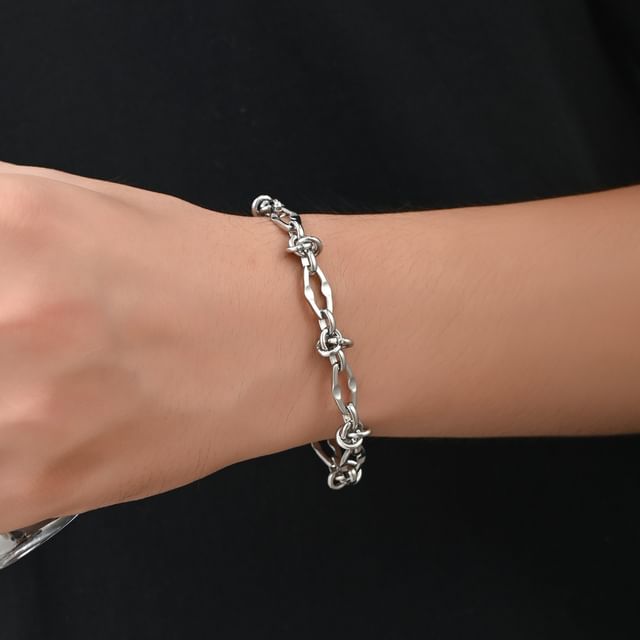 Lilafey-Steel Chain Bracelet