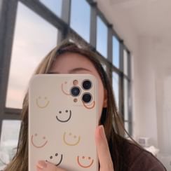 kloudkase - Smiley Print Phone Case - iPhone 12 Pro Max / 12 Pro / 12 / 12 mini / 11 Pro Max / 11 Pro / 11 / SE / XS Max / XS / XR / X / SE 2 / 8 / 8 Plus / 7 / 7 Plus kloudkase - Smiley Print Phone Case - iPhone 12 Pro Max / 12 Pro / 12 / 12 mini / 11 Pro Max / 11 Pro / 11 / SE / XS Max / XS / XR / X / SE 2 / 8 / 8 Plus / 7 / 7 Plus