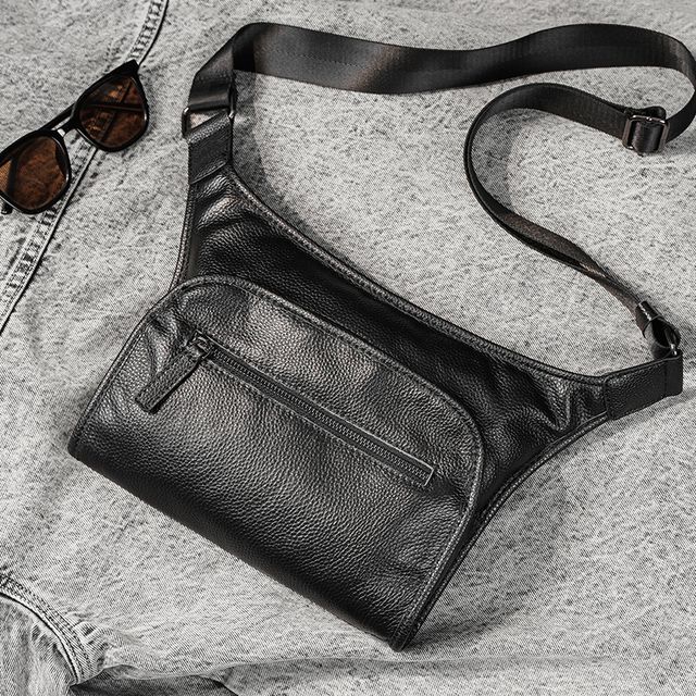 BagBuzz-Genuine Leather Belt Bag