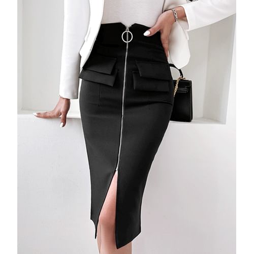 Full zipper clearance skirt