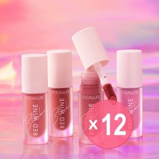 FOCALLURE - HANGOVER Red Wine Blusher - 4 Colors (x12) (Bulk Box)