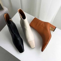 PPGIRL - Block-Heel Ankle Boots PPGIRL - Block-Heel Ankle Boots