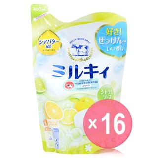 Cow Brand Soap - Milky Mandarin Body Wash (x16) (Bulk Box)
