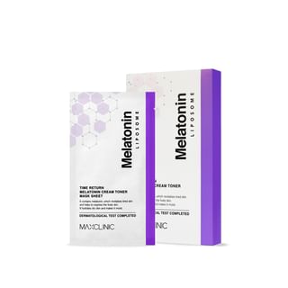 MAXCLINIC - Time Return Melatonin Cream Toner Mask Sheet Set