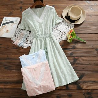 fancy midi dresses with sleeves