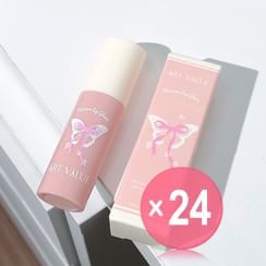 Art Value - Butterfly Pact Series Mirror Lip Gloss - 6 Colors  (x24) (Bulk Box)