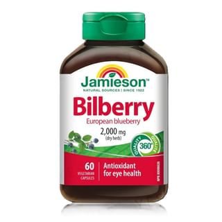 Jamieson - Bilberry European Blueberry 2000mg Capsule