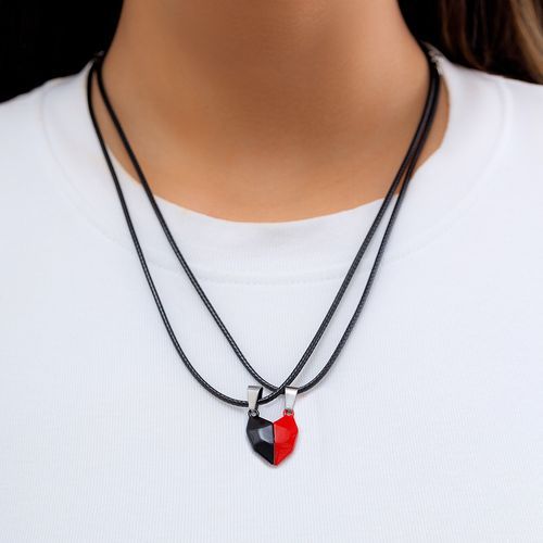 Magnetic Heart Necklace for Couples