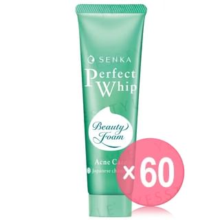 Shiseido - Senka Perfect Whip Acne Care Japanese Chamomile Beauty Face Foam Mini (x60) (Bulk Box)