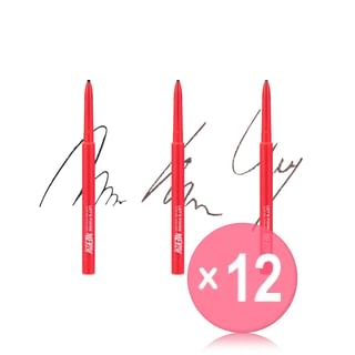 MERZY - Let's Fixing Slim Gel Eyeliner - 3 Colors (x12) (Bulk Box)