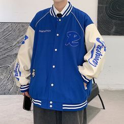 Hushgrain - Two-Tone Baseball Jacket